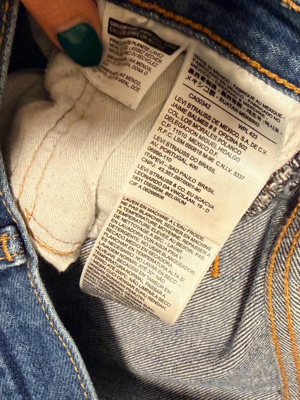 Levi's Men's Dark Blue Straight Jeans